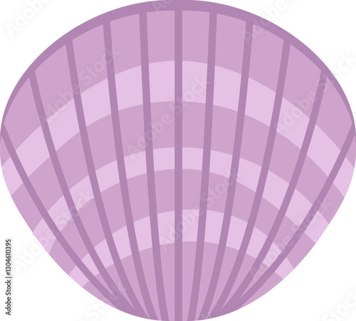 Cartoon Seashell Mollusk