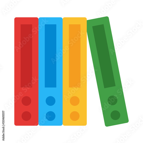 Binders flat icon