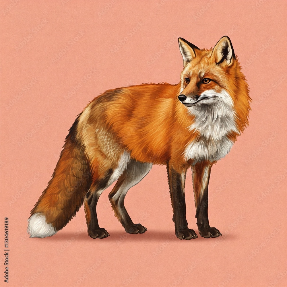 Fototapeta premium red fox vulpes