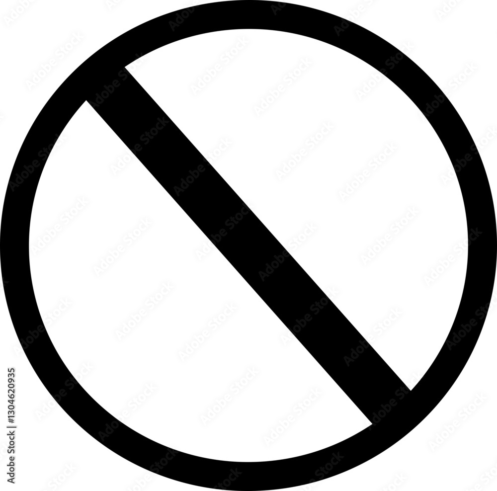 Prohibition Sign silhouette vector file svg Prohibition Sign silhouette vector file svg
