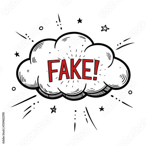 Comic-style speech bubble with 