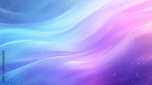 Gradient background image with purple and light blue fluid waves of light
