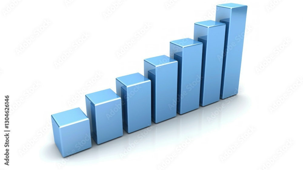Simple bar graphs showing data trends on a digital screen. Simple bar graphs showing data trends on a digital screen.