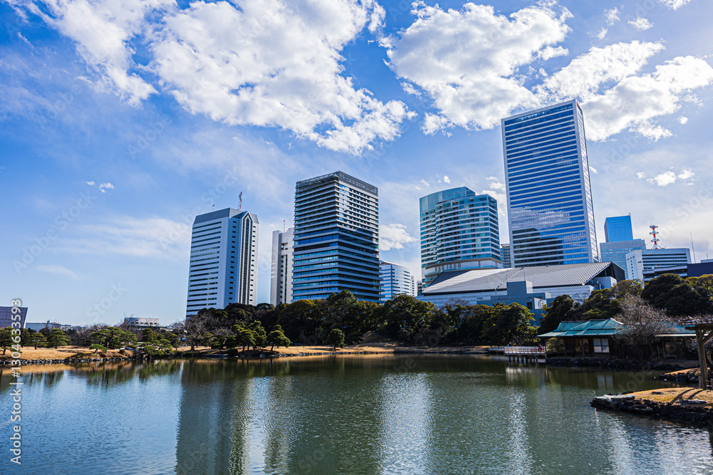 Fototapeta premium 浜離宮恩賜庭園