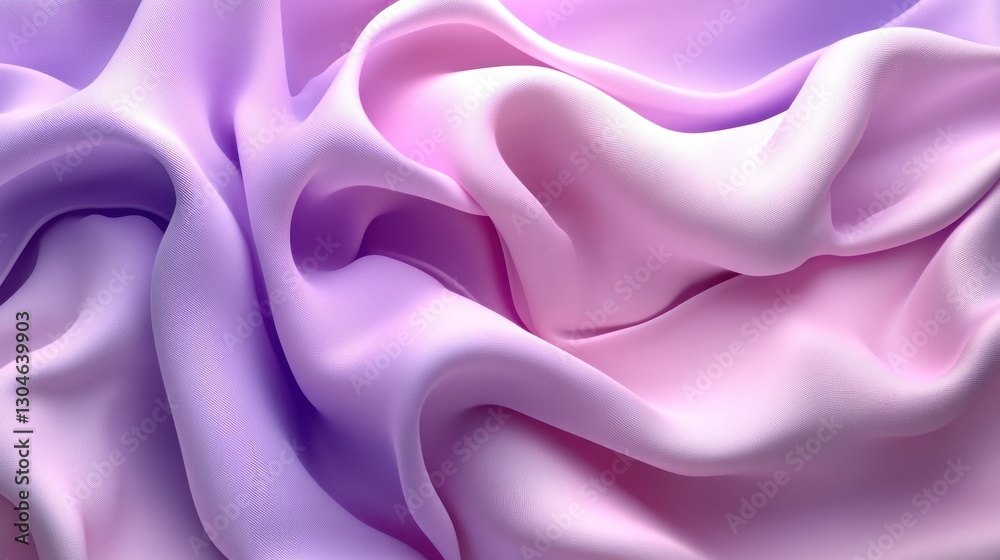 Obraz premium Abstract Purple and Pink Fabric Drape: A Textured Delight