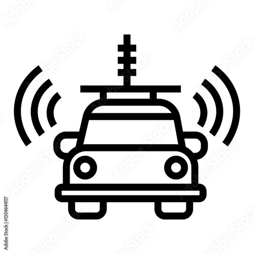 news car  vector icon