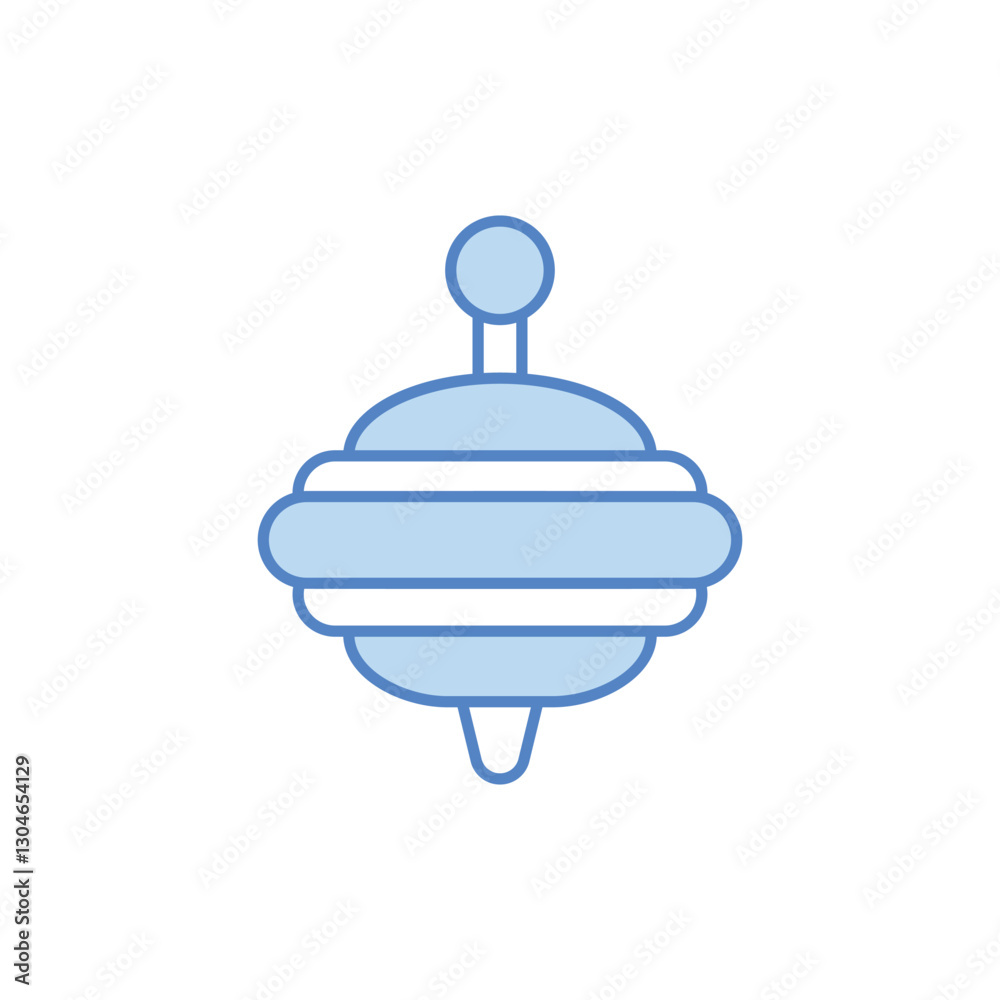 Spinning Top Vector icon Spinning Top Vector icon