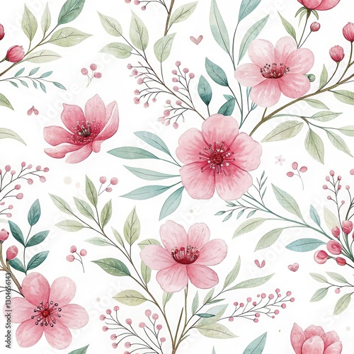 Blossom Whispers A Floral Symphony in Pink