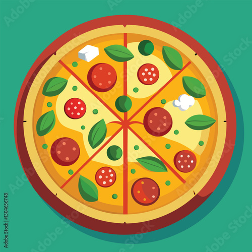 pizza vector