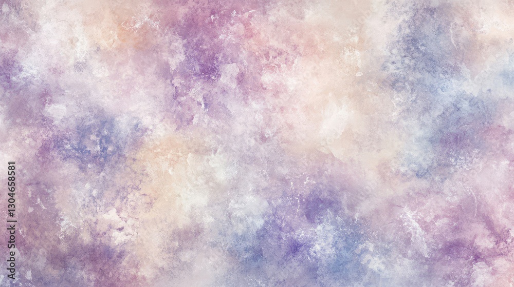 Fototapeta premium A dreamy pastel wallpaper with delicate watercolor brushstrokes blending pinks blues and lavenders into a fluid gradient