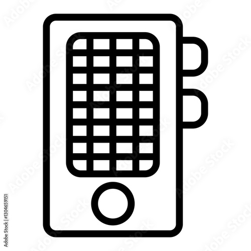 recorder vector icon