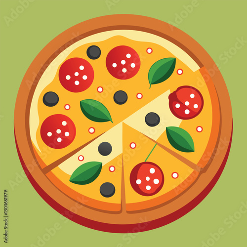 pizza vector