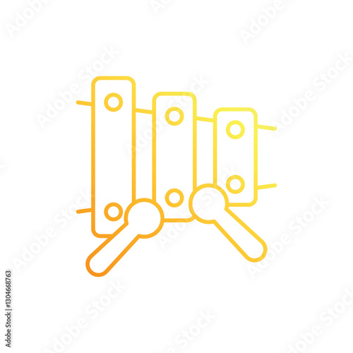 Xylophone Vector icon
