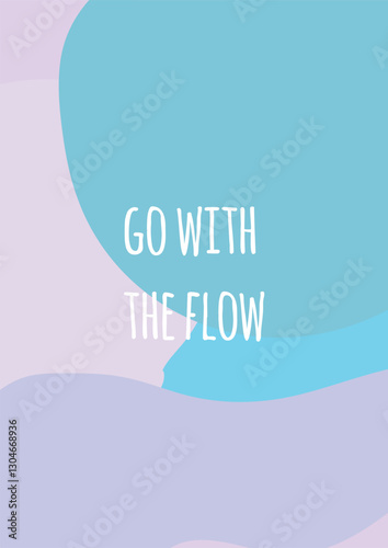 Relax quote on blue background. Perfect for creating a zen, chill environment, they remind you to slow down, let go, and practice self-care