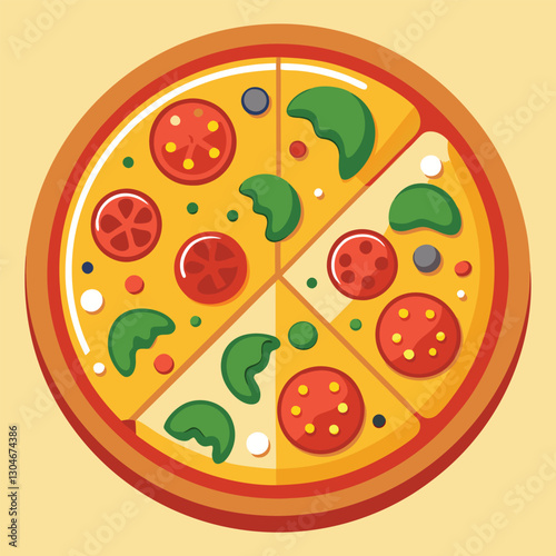 pizza vector