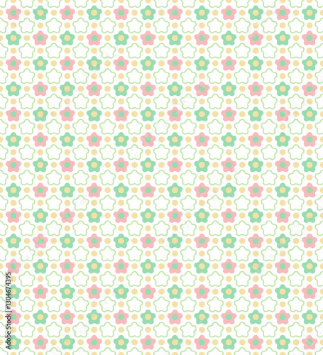 Pattern background for design. Colorful shapes seamless pattern.