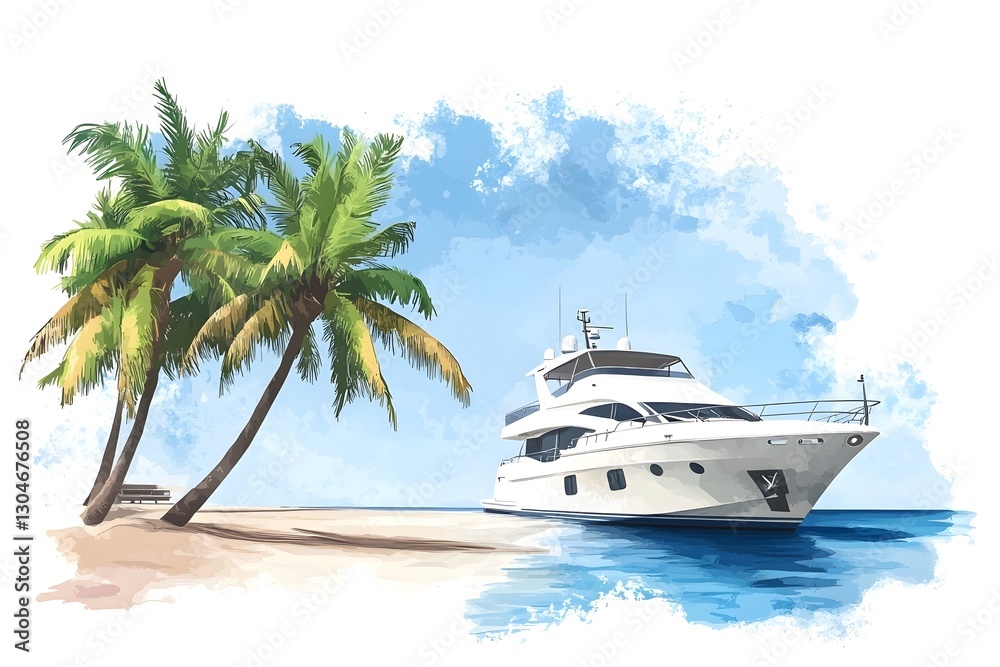 Obraz premium sea, boat, travel, yacht, vacation, water, ocean, blue, summer, luxury, speed, vessel, sailing, white, nautical vessel, outdoors, engine, horizontal, motor, motion, nautical, sport, cruise, leisure,