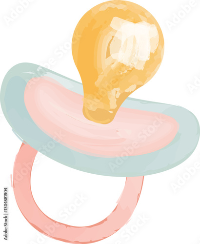 Watercolor Pacifier Accessory