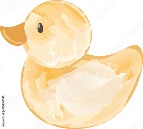 Watercolor Duck Toy