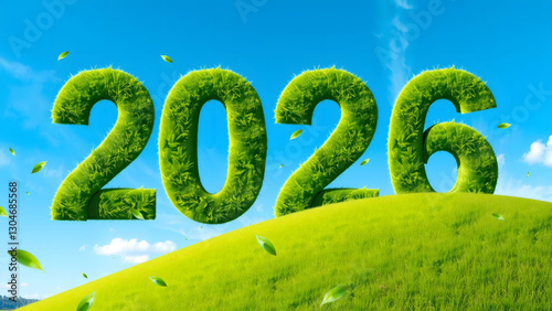 year number 2027, image symbolic, happy new year