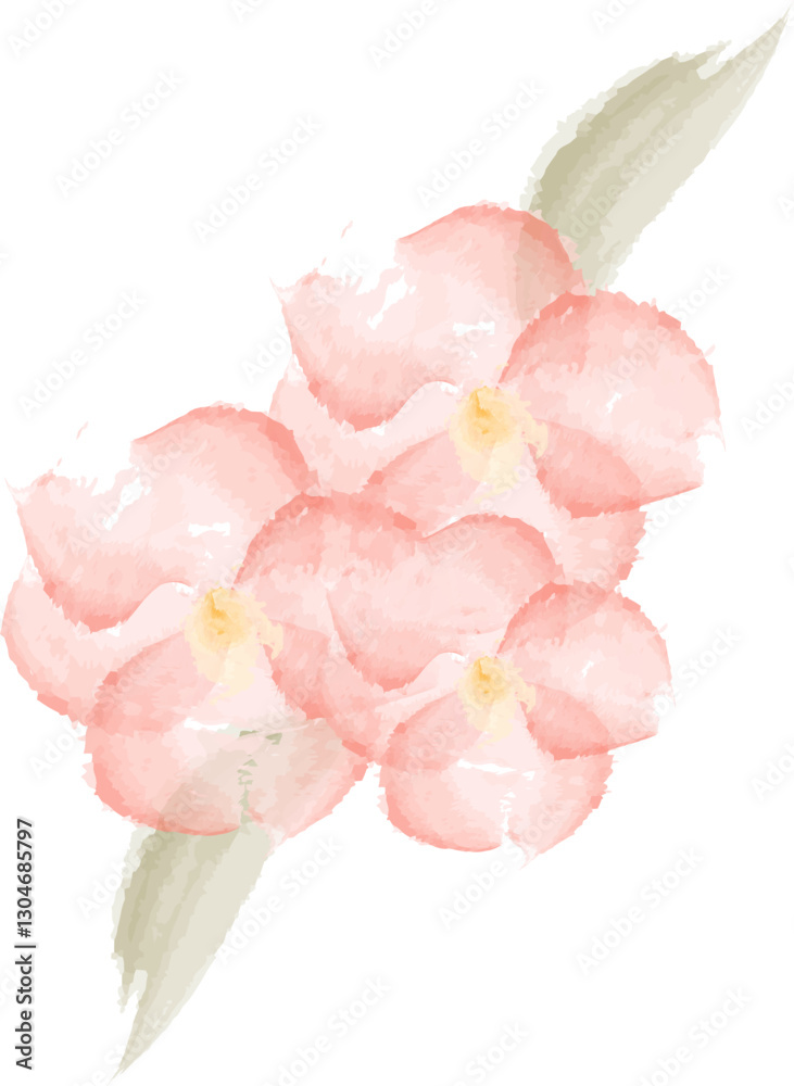 Fototapeta premium Watercolor Spring Flower