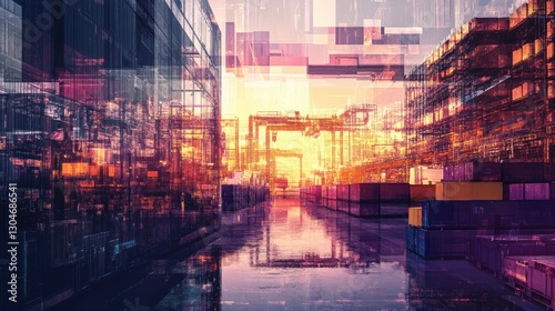 Futuristic Concept of Fully Automated Logistics Warehouse Leveraging Artificial Intelligence and Augmented Reality for Enhanced Efficiency and Innovation in Operations