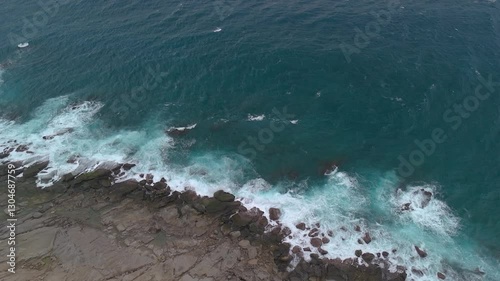 aerial photography, Taiwan, coastline, seascape, magnificence