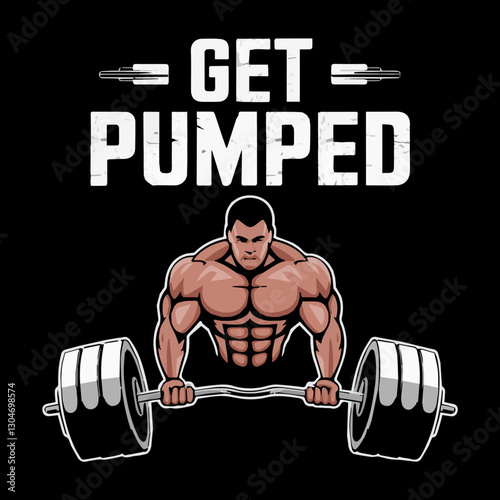 Strong and Bold Gym Logo  Fitness Branding Vector
