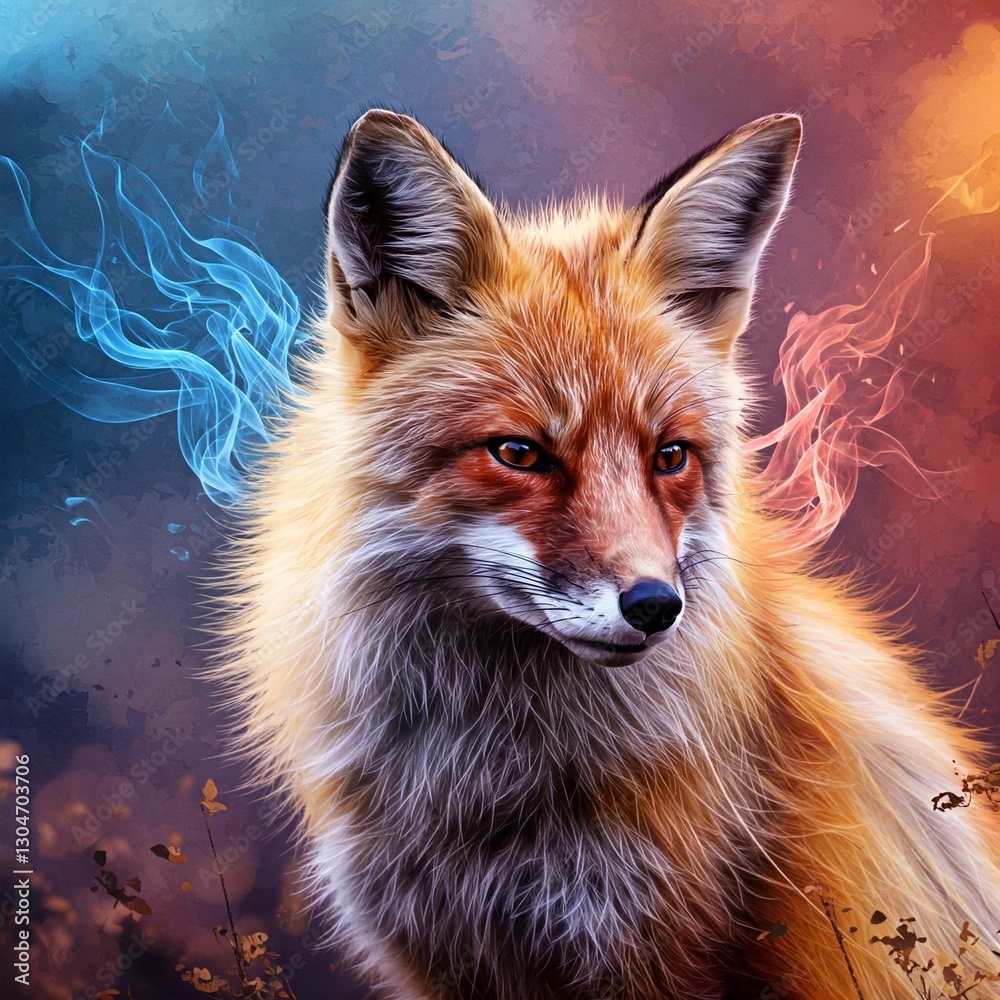 Naklejka premium Fox