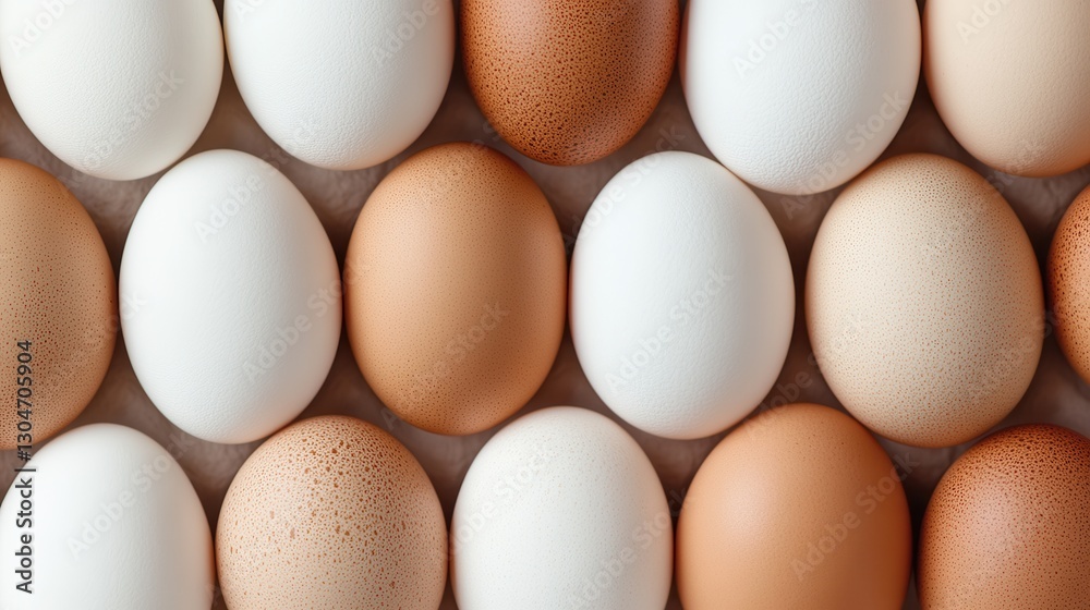 Variety of eggshell colors and textures in natural arrangement. Variety of eggshell colors and textures in natural arrangement.