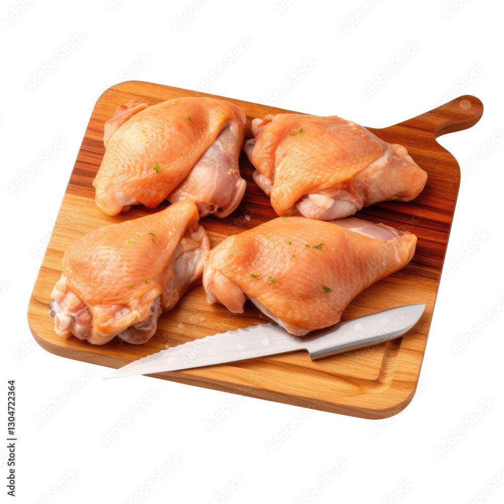 Chicke Thighs and Drumsticks on transparent background Chicke Thighs and Drumsticks on transparent background