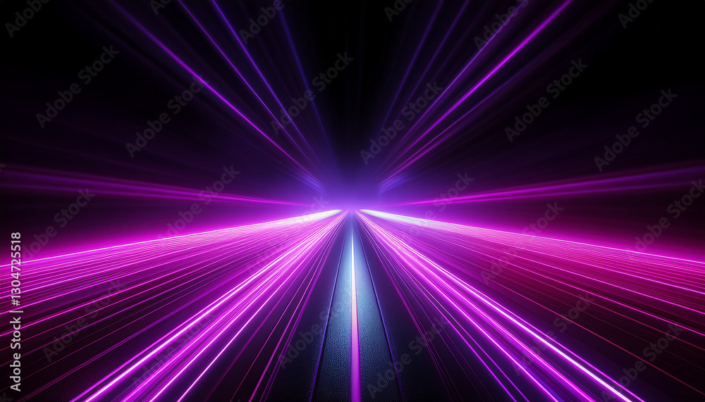 Neon purple speed rays on the dark asphalt, velocity light neon purple pink flow, zoom in motion effect, purple glow speed lines, colorful light trails, stripes on black background. Neon purple speed rays on the dark asphalt, velocity light neon purple pink flow, zoom in motion effect, purple glow speed lines, colorful light trails, stripes on black background.