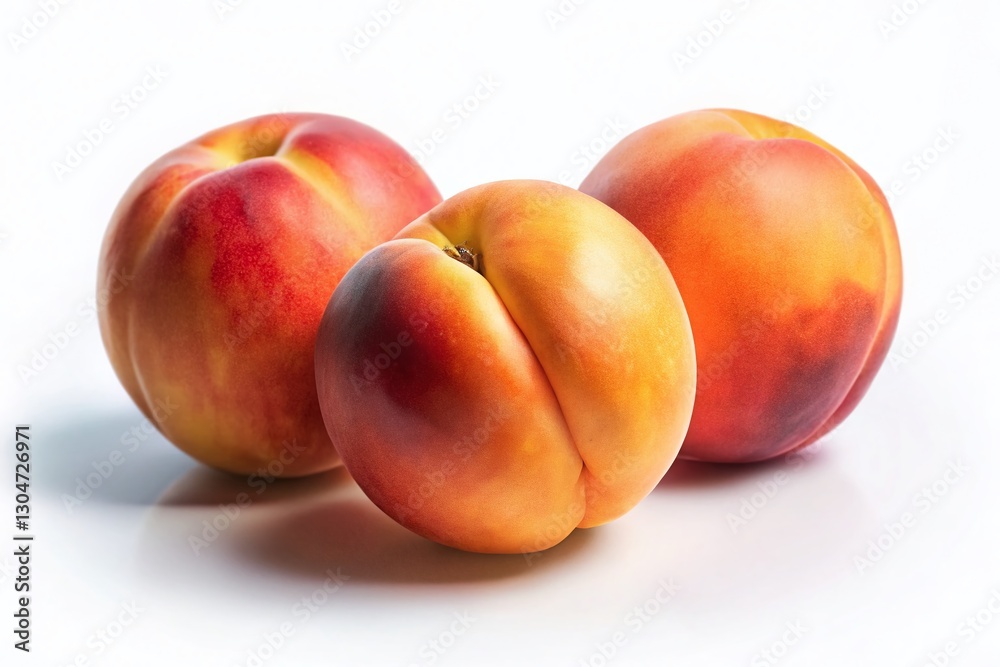 Ripe Apricots and Nectarines: Minimalist Still Life Photography Ripe Apricots and Nectarines: Minimalist Still Life Photography