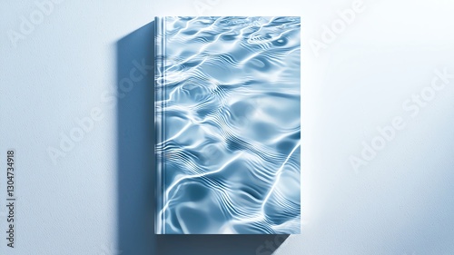 Emotional Intelligence and Personal Growth Minimalist book cover with water ripples design