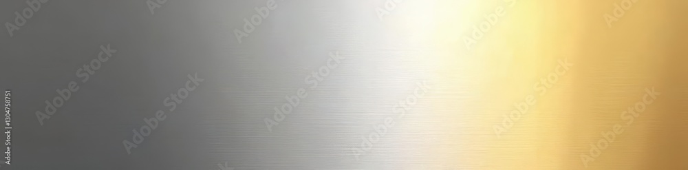 Obraz premium Polished aluminum, gradient showcasing a silver to gold hue, stylish, art, luxury