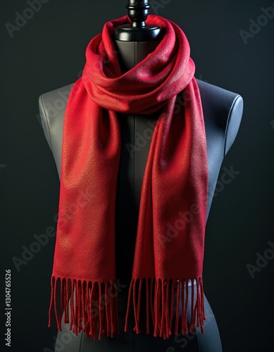 Scarf Featuring Metallic Thread