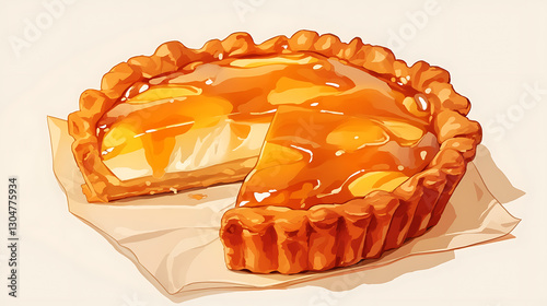 Bakery equipment and cakes material for advertising illustrations photo