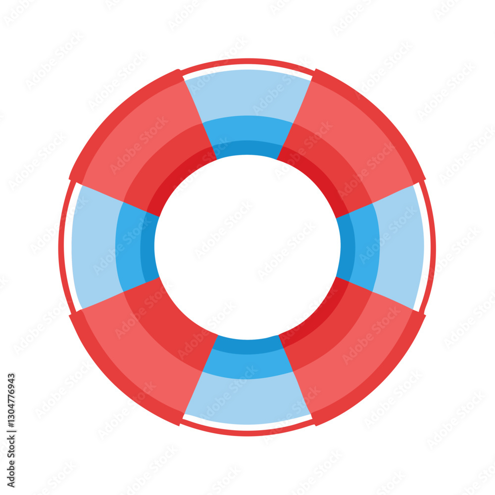 Obraz premium Life Buoy Icon Vector Illustration