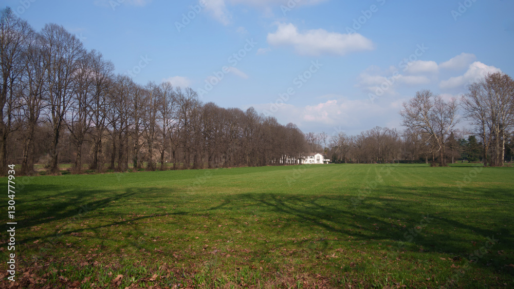 The park of Monza, Italy, at late winter The park of Monza, Italy, at late winter