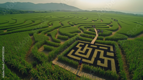 the field is green with a qr code