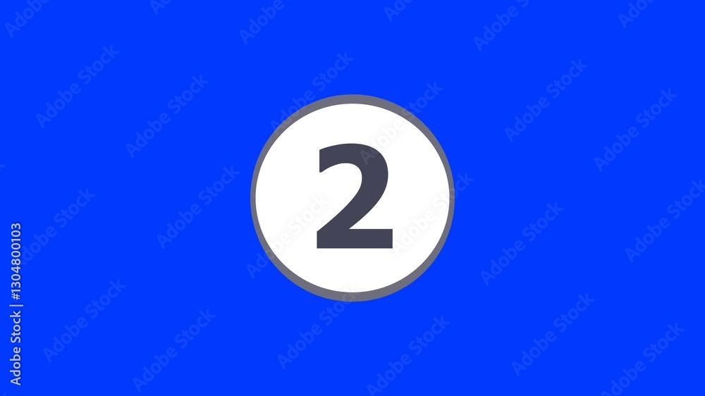 4K Resolution Video: Animated Countdown Background from 05 to 0 4K Resolution Video: Animated Countdown Background from 05 to 0