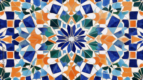 Vibrant Moroccan Tile Pattern