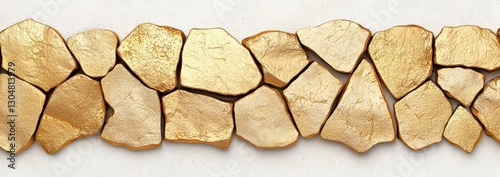 Golden Rock Mosaic Pattern