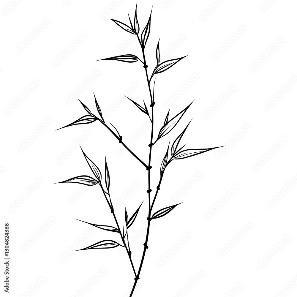Obraz premium flowers and leaves in pictures illustrator2D