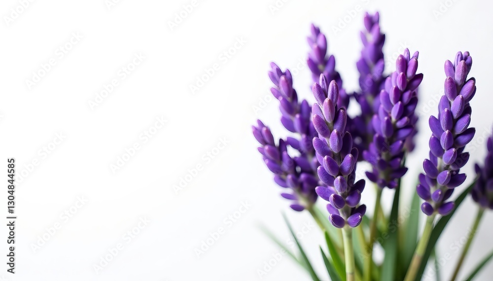 Aromatic lavender flowers arranged in a beautiful bouquet isolated on white, flora, calm Aromatic lavender flowers arranged in a beautiful bouquet isolated on white, flora, calm