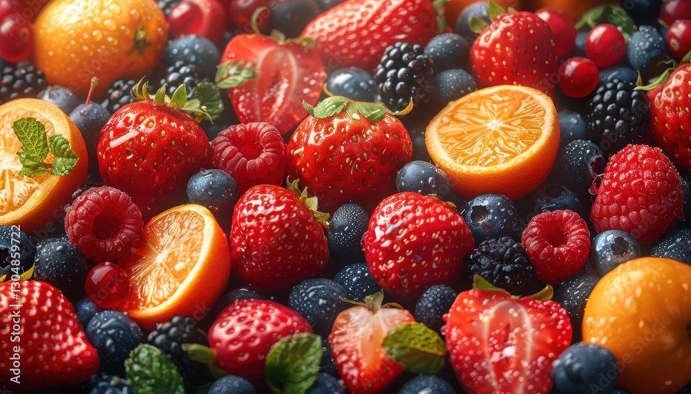 Obraz premium fruit background