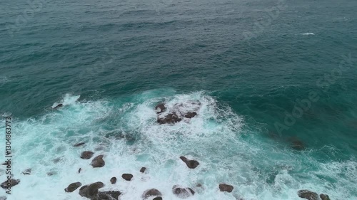 aerial photography, Taiwan, coastline, seascape, magnificence