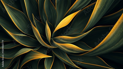 Wallpaper Mural Close-up Succulent Plant Detail Torontodigital.ca