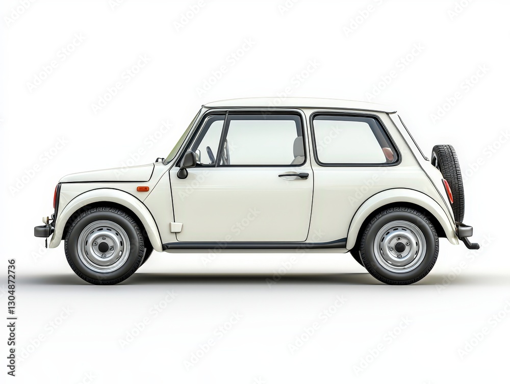 Car Rental Used Car Transportation Vehicle Concept on white background Car Rental Used Car Transportation Vehicle Concept on white background