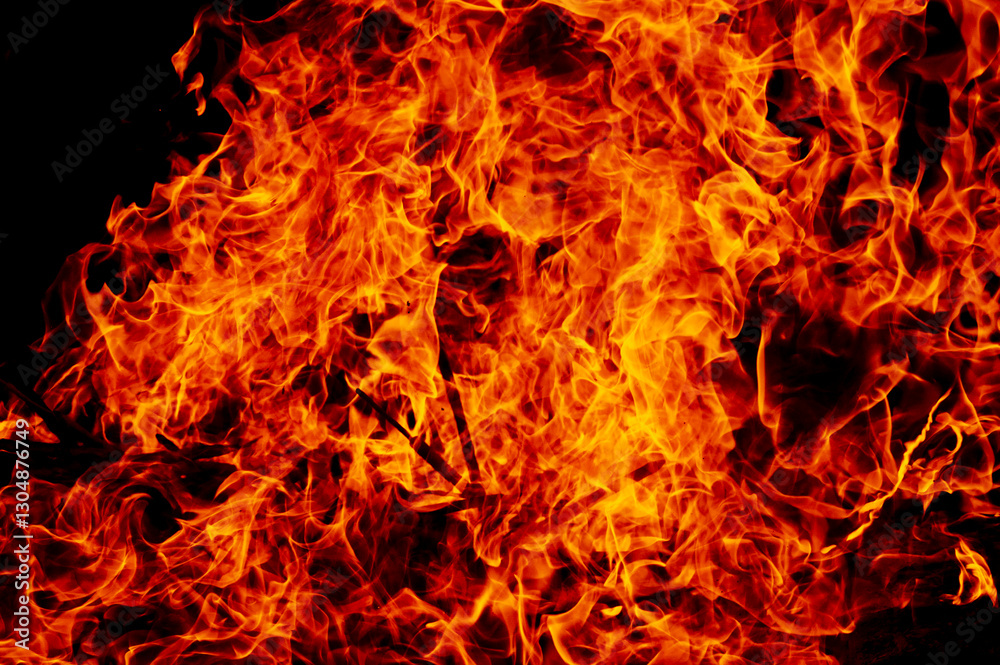 yellow, orange and red Fire flame isolated on background yellow, orange and red Fire flame isolated on background